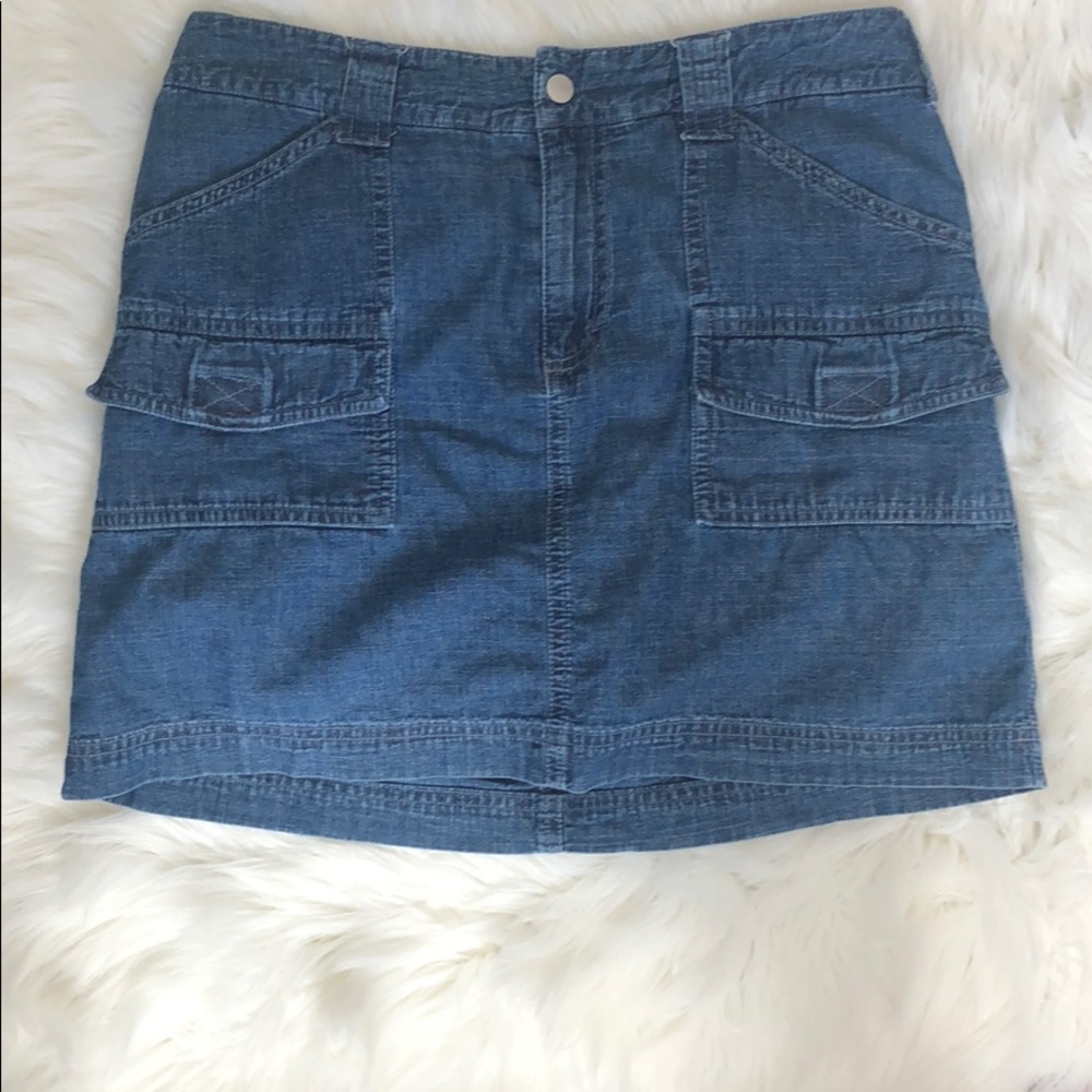 Jean skirt with shorts!
